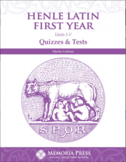 Henle Latin First Year: Units I-V Quizzes & Tests